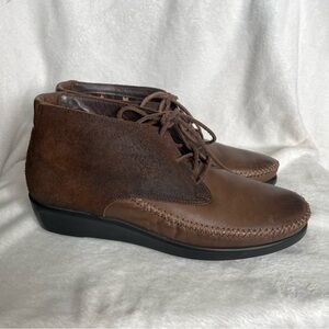 SAS Women’s shoes 10.5 M Kich Mahogany Boots brown leather